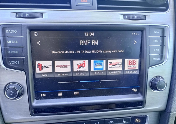 Volkswagen Golf cena 34900 przebieg: 202000, rok produkcji 2014 z Olszyna małe 352